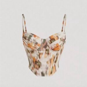 SHEIN Multicolor Crop Top